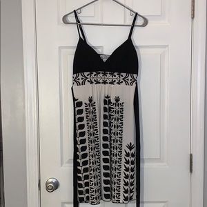 Black and white dress